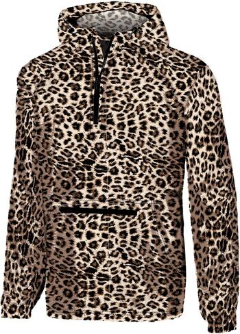 Southern Couture Quarter Zip Nylon Fabric Wind Breaker Pullover in Saudi Arabia