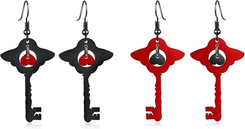 Hazbin Key Earrings Anime Earrings For Women Men Jewelry-Figure Cosplay Earring For Anime Lovers in Saudi Arabia