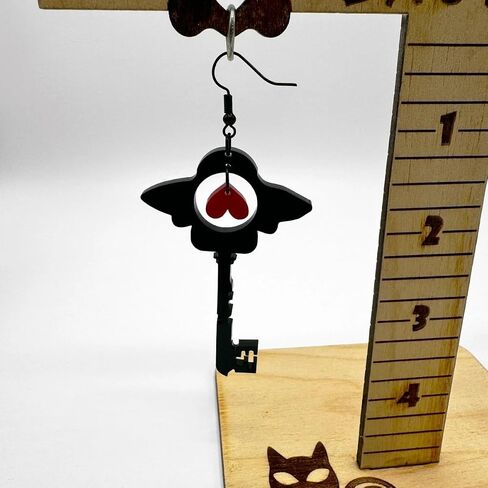 Hazbin Key Earrings Anime Earrings For Women Men Jewelry-Figure Cosplay Earring For Anime Lovers in Saudi Arabia