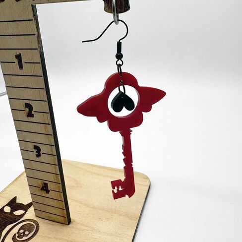 Hazbin Key Earrings Anime Earrings For Women Men Jewelry-Figure Cosplay Earring For Anime Lovers in Saudi Arabia