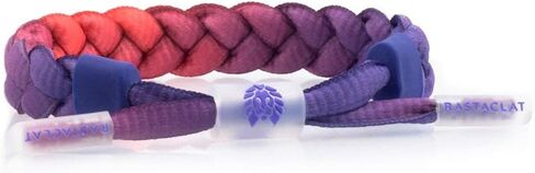 أساور Rastaclat الأصلية المضفرة يدويًا لقطرات غروب الشمس/أساور المجرة القابلة للتعديل لجميع الأعمار (عبوة من قطعتين) رائعة للأزواج in Kuwait