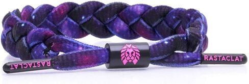 أساور Rastaclat الأصلية المضفرة يدويًا لقطرات غروب الشمس/أساور المجرة القابلة للتعديل لجميع الأعمار (عبوة من قطعتين) رائعة للأزواج in Kuwait