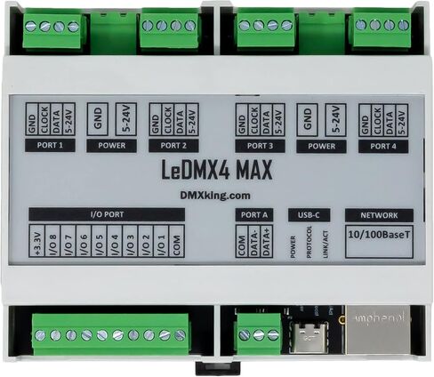 LeDMX2 MAX smart pixel controller/driver WS2811, etc (5-24V) in Saudi Arabia