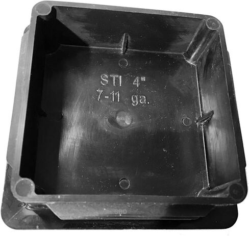 قابس نهاية الأنبوب المربع مقاس 4 بوصات - يُباع بشكل فردي in Kuwait