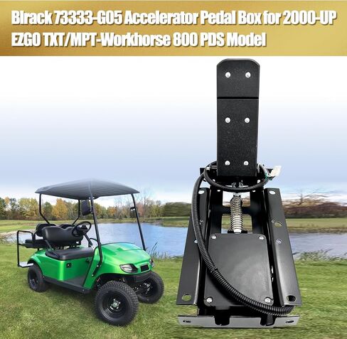 73333-G05 Accelerator Pedal Box Assembly Compatible with 2000-UP EZGO TXT Electric 2004-UP EZGO MPT-Workhorse 800(Only PDS Models) 73333G05 in Saudi Arabia