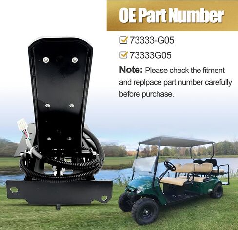 73333-G05 Accelerator Pedal Box Assembly Compatible with 2000-UP EZGO TXT Electric 2004-UP EZGO MPT-Workhorse 800(Only PDS Models) 73333G05 in Saudi Arabia