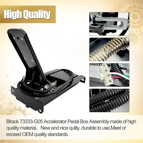 73333-G05 Accelerator Pedal Box Assembly Compatible with 2000-UP EZGO TXT Electric 2004-UP EZGO MPT-Workhorse 800(Only PDS Models) 73333G05 in Saudi Arabia
