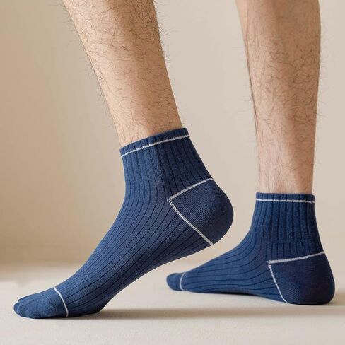 10 Pairs No Show Men Socks, Low Cut Ankle Socks, Casual Cotton Short Athletic Socks in Saudi Arabia