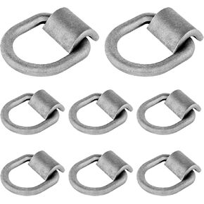 Weld On D Ring 1/2 Heavy Duty for Trailers Forged Breaking Load 12000lbs