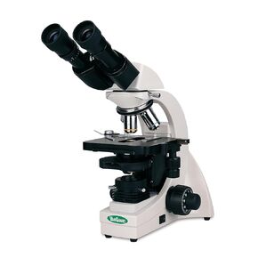 VanGuard 1321BRI Siedentopf Binocular Compound Microscope, WF10x Eyepieces, Infinity Plan Objectives, 40x-1000x Magnification, Brightfield, Kohler, Halogen Illumination, Abbe Condenser, Iris Diaphragm with Blue Filter, Mechanical Stage, 110V