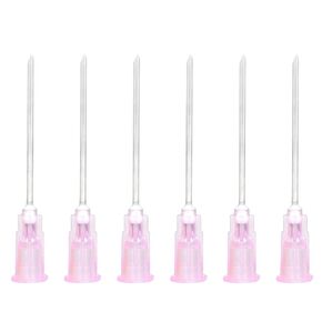 100 Pcs 1.5Inch Industrial Dispensing Accessories, for Measuring and Refilling, Inks, Plants, Industrial, Lab (Cyan 21Ga)