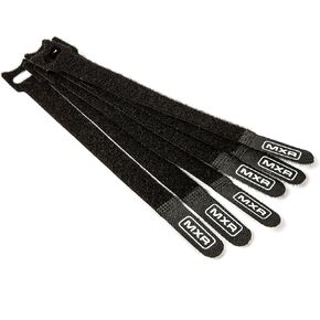 JIM DUNLOP MXR Cable Wraps-6 PK, Black (DCWRAP6)