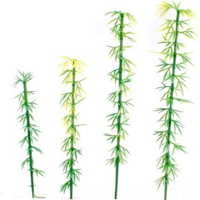 NW Model Trees Model Train Scenery Architecture Trees Model Scenery Model Bamboo with No Stands (8x10x12x15cm(100pcs))