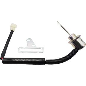 12V Fuel Stop Solenoid 1G820-60022 1503ES-12A5SUC9SLC24 SA-5156-12 Compatible with Woodward Kubota Excavator KX41-3 KX016 KX018 U15 U17 Engine D782 D902 1G820-60012 1G820-60020 Shutoff Valve