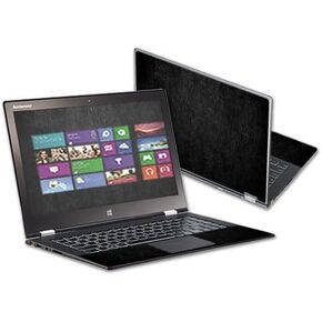 MightySkins Skin Compatible with Lenovo IdeaPad Yoga 2 Pro 13.3" Touchscreen wrap Sticker Skins Black Leather