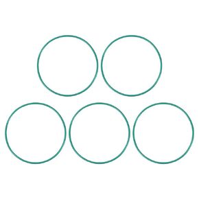 uxcell Fluorine Rubber O-Rings, 73mm OD 69.2mm ID 1.9mm Width FKM Seal Gasket for Machinery Plumbing, Green, Pack of 5