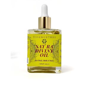 Sat Ra Divine Whole Body Oil, Fresh Scent Best Seller for Hair, Skin, Bath and Massage, Power Essence, 2-fl ounces