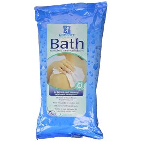 Comfort Bath! Personal Cleansing, Ultra-Thick Disposable Washcloths, 8 ea pack of 2