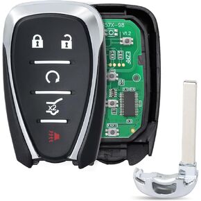 Proximity Smart Key Fob Replacement Keyless Entry Remote Control for Chevy Chevrolet Equinox 2018 2019 2020 2021 HYQ4AA 13584498 315MHz 5 Buttons