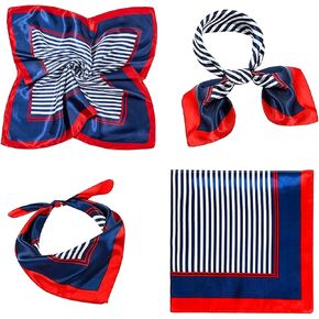 زي مضيفات الطيران، إكسسوارات زي البحارة تتضمن وشاح بحار وصمة عار، وشاح مضيف الطيران، وشاح رقبة مربع للنساء، لفافات شعر بملمس حريري، ملابس حفلات اليخت روك in Kuwait