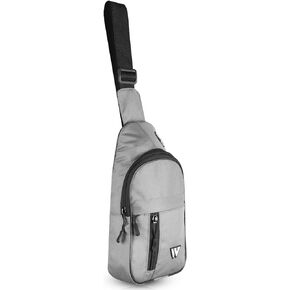Sling Bag for Women Travel Bag Hiking Backpack for Men Crossbody Bag One Strap Lightweight Shoulder Small Rucksack (Grey)