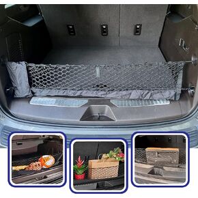 Envelope Style Trunk Mesh Cargo Net for GMC Yukon SLE SLT AT4 Denali 2021-2024 - Car Accessories - Premium Trunk Organizers and Storage - Cargo Net for SUV - Vehicle Carrier Organizer for GMC Yukon