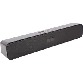 ASHATA PC Soundbar, Wired and Wireless Computer Speaker Home Theater Stereo Sound Bar, Bluetooth U Disk Memory Card FM Radio, for Desktop, Laptop, Tablet, Smartphone