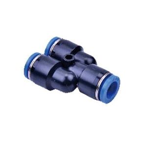 5 pc Y Union 10mm 5/16" Splitter Pneumatic Connector Push in Fitting Air Hose Tube