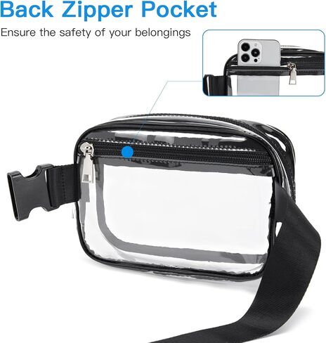 حقيبة Telena Clear Sling مع مجموعة Telena Clear Fanny Pack in Kuwait