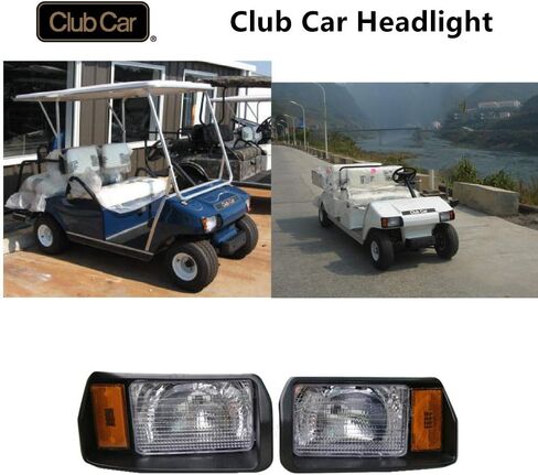 Dr.Acces Golf cart Headlights | Club Car DS OEM Style Light | Factory Size Lights for DS (Left(Driver Side)) in Saudi Arabia