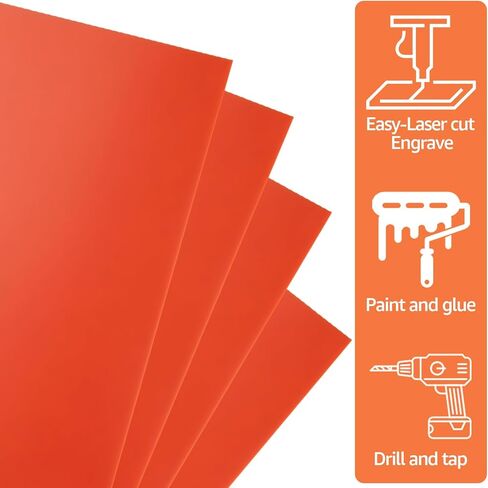 JMIATRY 5 حزمة 12 × 12 بوصة ورقة أكريليك برتقالية 1/8 سميكة برتقالية غير شفافة ورقة أكريليك صفائح بلاستيكية أكريليك شبكي ورقة 3 مم سمك لوحة أكريليك برتقالية للعلامات والإضاءة والحرف اليدوية in Kuwait
