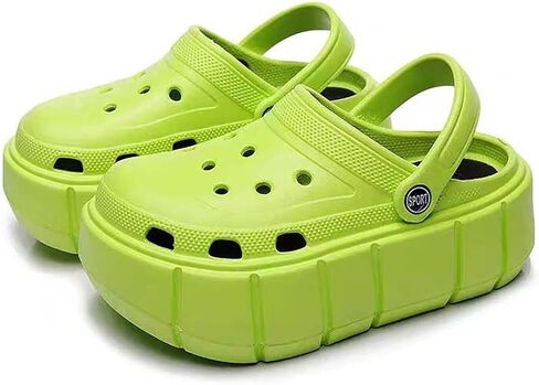 Garden Clogs for Women Platform Lightweight Slip-On Beach Slippers Slide Sandals Soft Cushion Waterproof Non-Slip for Summer Outdoor Heel Height 2.0 Inches in Kuwait