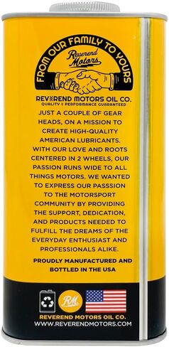 2 Stroke Oil | Holy Smoke Freedom Roast | Full Synthetic Premix for Dirtbikes, Outboards, JetSki, Lawn Equpment, and Two Cycles Engines | 64 oz Made in USA - Reverend Motors in Saudi Arabia