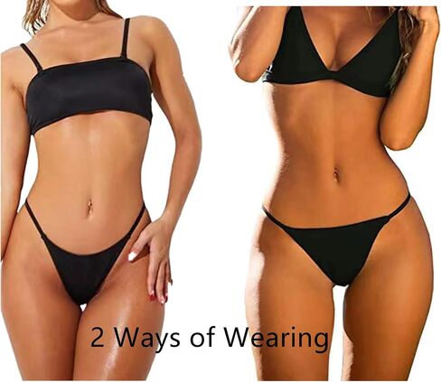 UUONLY G String Thongs for Women Low Rise G-String Panties Sexy Underwear for Women 9 Packs T Back String Underpants Thong in Saudi Arabia
