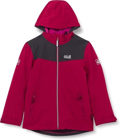 سترة Jack Wolfskin للسيدات Snowfrost 3in1 ملابس خارجية، ياقوتي داكن، مقاس كبير أمريكي in Saudi Arabia