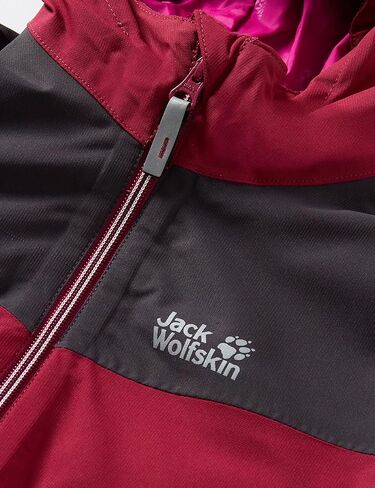 سترة Jack Wolfskin للسيدات Snowfrost 3in1 ملابس خارجية، ياقوتي داكن، مقاس كبير أمريكي in Saudi Arabia