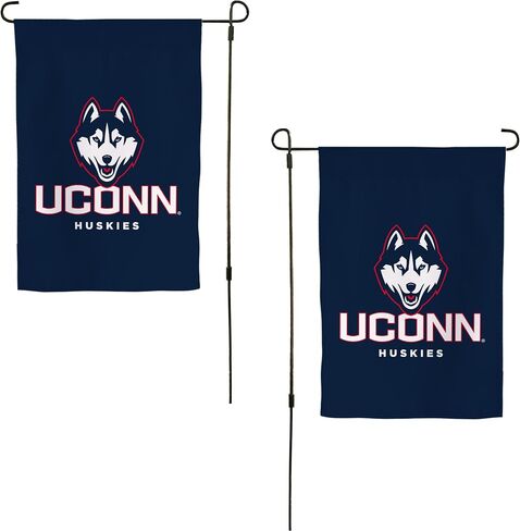 لافتة علم حديقة صبار الصحراء بجامعة كونيتيكت UConn Huskies 100% بوليستر (تصميم D) in Saudi Arabia