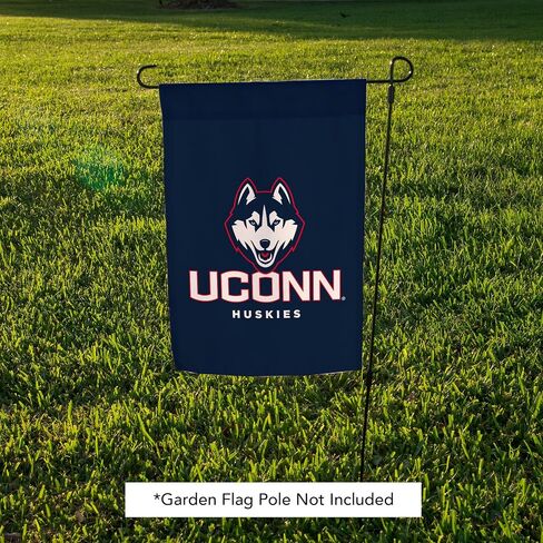 لافتة علم حديقة صبار الصحراء بجامعة كونيتيكت UConn Huskies 100% بوليستر (تصميم D) in Saudi Arabia