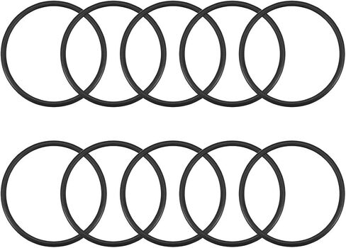 uxcell Nitrile Rubber O-Rings 51mm OD 44.8mm ID 3.1mm Width, Metric Sealing Gasket, Pack of 10 in Saudi Arabia