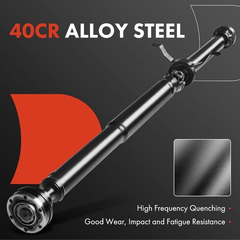 A-Premium Rear Complete Drive Shaft Prop Shaft Driveshaft Assembly Compatible with Audi A6 Quattro 1998 1999 2000 2001 2002 2003 2004, Automatic Transmission, Replace# 4B0521106C, 4B0521106H in Saudi Arabia