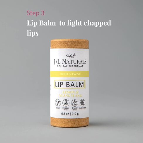 J&L Naturals Simple Skin Regimen Kit With Cleansing Bar, Face Salve, Konjac Sponge, Lip Balm | For Oily, Dry, Mature, and Combination Skin | Zero Waste (Balance (oily, combination skin), Simple) in Saudi Arabia