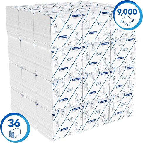 Kleenex® Professional Naturals Facial Tissues, Bulk (21272), 2-Ply, White, Upright Facial Tissue Cube Boxes for Business (90 Tissues/Box, 36 Boxes/Case, 3,240 Tissues/Case) in Saudi Arabia