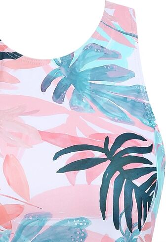 ZAFUL Womens High Waisted Bikini Sets Crop Tank Top Two Pieces Swimsuits Cross Criss Bandage Tankini Set Bathing Suits in Saudi Arabia