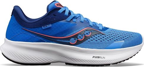 Saucony Women's Ride 16 Sneaker, BLUELIGHT/Black, 9 in Saudi Arabia