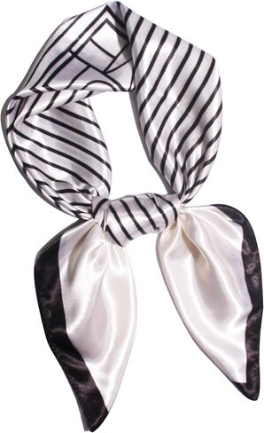 Square Scarves for Women Lightweight Large Satin Hair Scarf for Sleeping Silky Modal Hijab Bandana Neckerchief, 35"*35" in Saudi Arabia