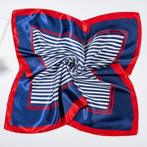 زي مضيفات الطيران، إكسسوارات زي البحارة تتضمن وشاح بحار وصمة عار، وشاح مضيف الطيران، وشاح رقبة مربع للنساء، لفافات شعر بملمس حريري، ملابس حفلات اليخت روك in Kuwait