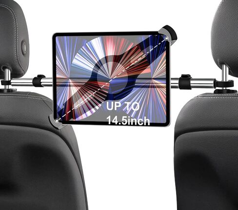 woleyi iPad Holder for Car Headrest, Car Back Seat Tablet Holder Mount for 9.5"-14.5" Tablets Between Seat Tablet Stand for Kids, Fit for iPad Pro 12.9, Air, Surface Pro, Go, Other 13" Devices in Saudi Arabia