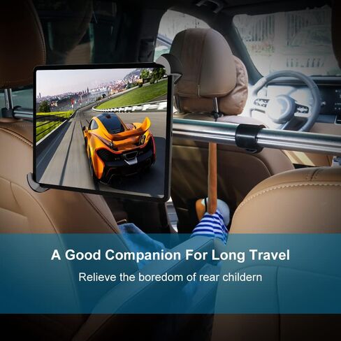 woleyi iPad Holder for Car Headrest, Car Back Seat Tablet Holder Mount for 9.5"-14.5" Tablets Between Seat Tablet Stand for Kids, Fit for iPad Pro 12.9, Air, Surface Pro, Go, Other 13" Devices in Saudi Arabia