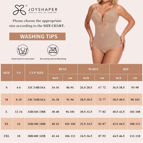 JOYSHAPER Women's Lace Shapewear Bodysuit Tummy Control Slimming Thong Lace Bodysuit in Saudi Arabia
