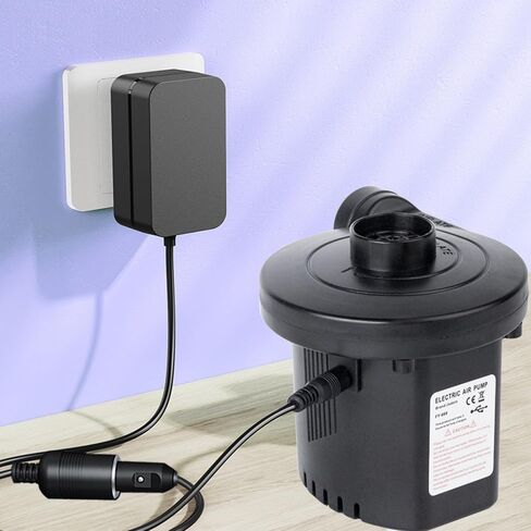 AC to DC Converter 2A Car Cigarette Lighter Socket, SANSUN 120V to 12V Supply Adapter Transformer for Electric Air Pump, Car Fan and Other Devices Under 24W (1 PACK) in Saudi Arabia